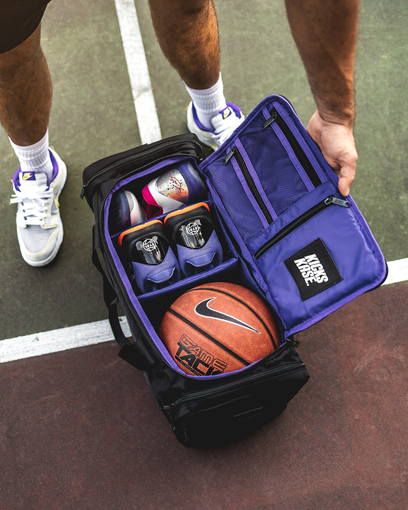 Originals Kicks Kase Duffle (Black/Purple)