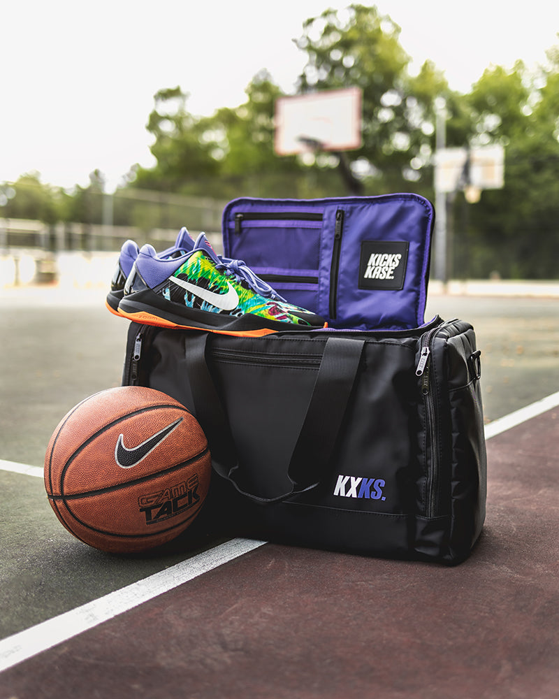 Originals Kicks Kase Duffle (Black/Purple)