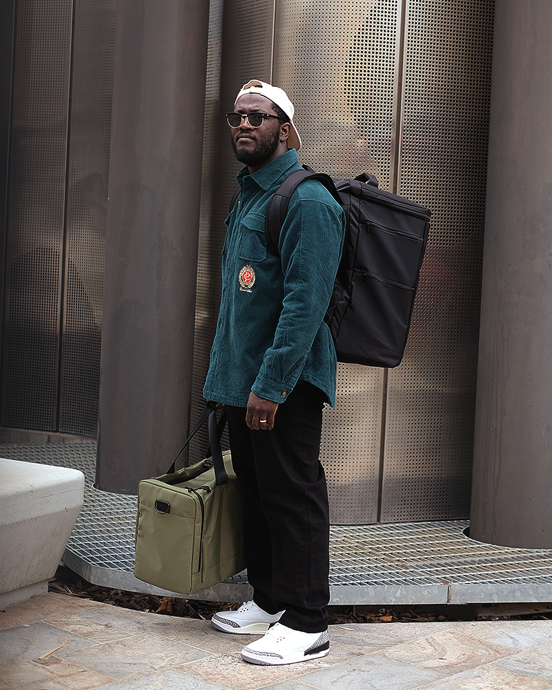 Originals Sneaker Backpack (Black/Blue)