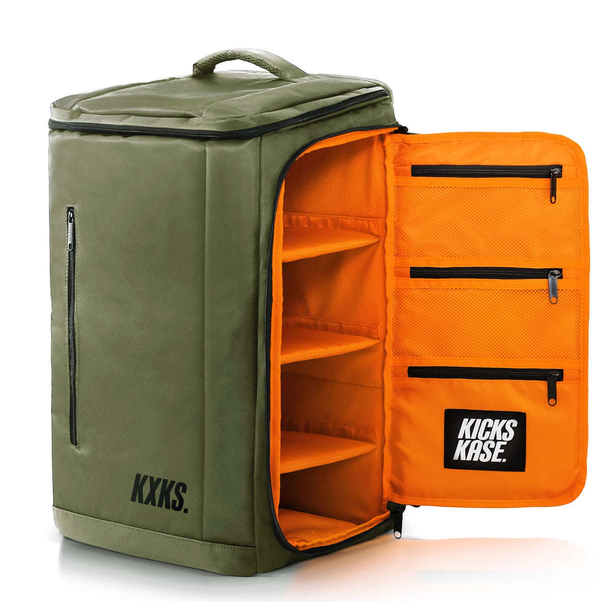 Originals Kicks Kase Backpack (Combat Green/Orange)