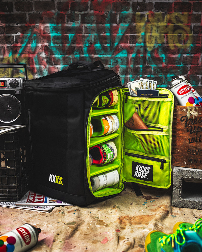 Originals Sneaker Backpack (Black/Acid Green)
