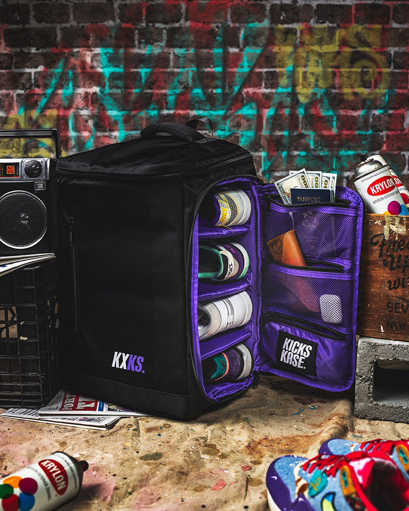 Originals Sneaker Backpack (Black/Purple)