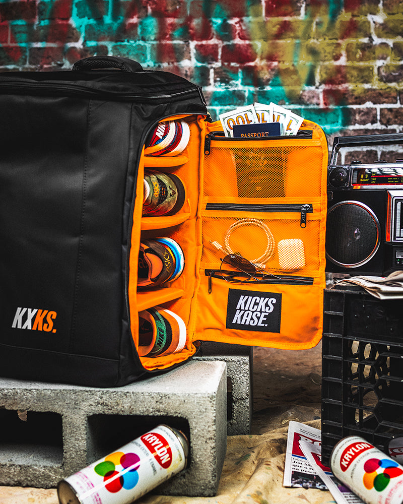 [PRE-ORDER] Originals Kicks Kase Backpack (Black/Orange)