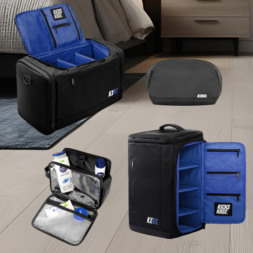 2x Originals Duffle / Backpack + 2 x Toiletry Bag/Tech Pouch + 2 x Packing Cube Pouch Bundle