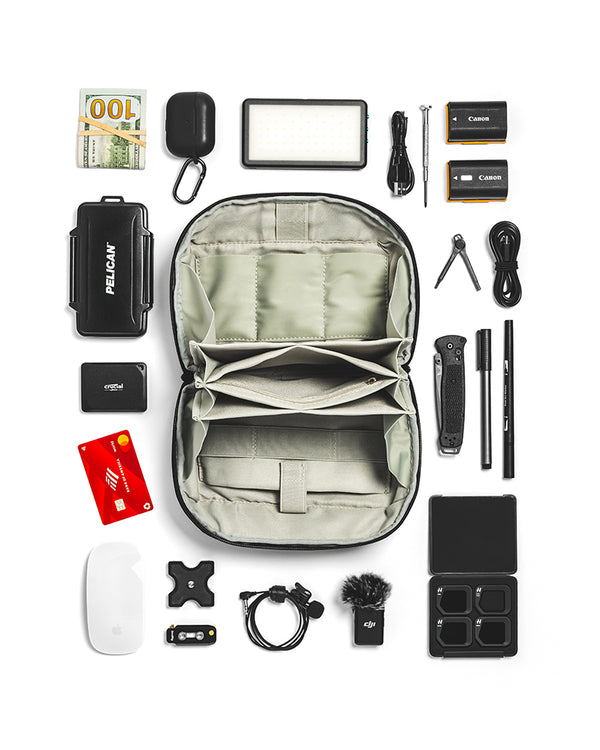 Tech Pouch (Black/Grey) - KXKS. USA