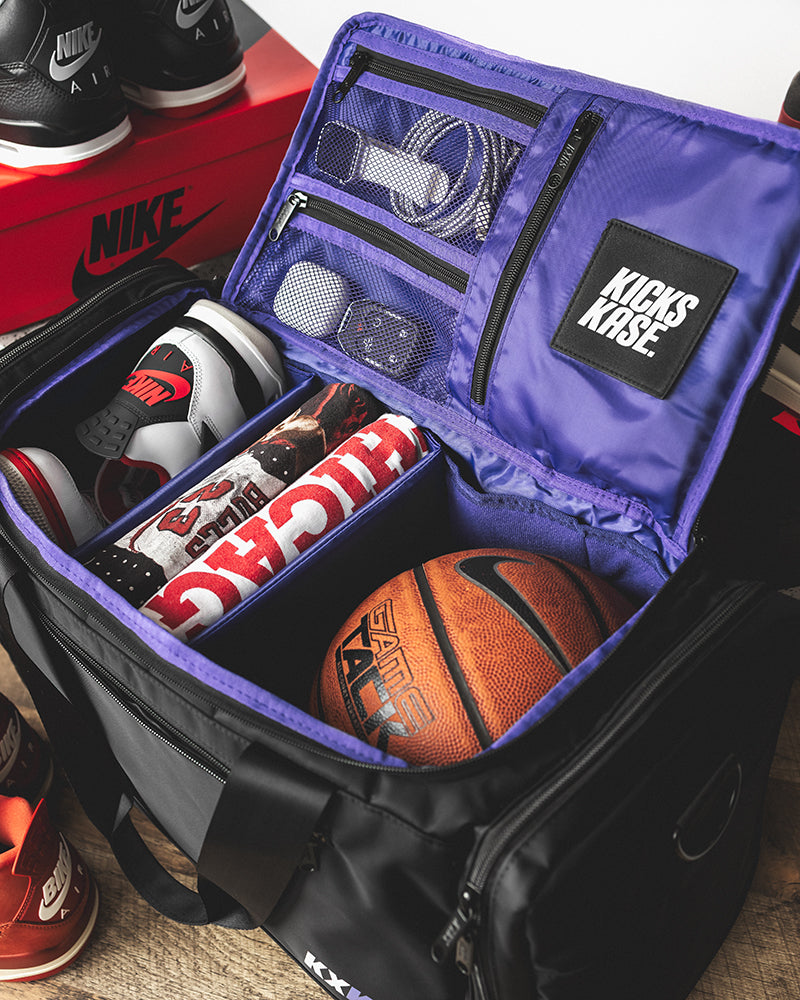 Originals Kicks Kase Duffle (Black/Purple)